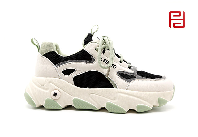 厚底增高老爹鞋女休閑百搭時尚運動鞋棉麻透氣青年鞋