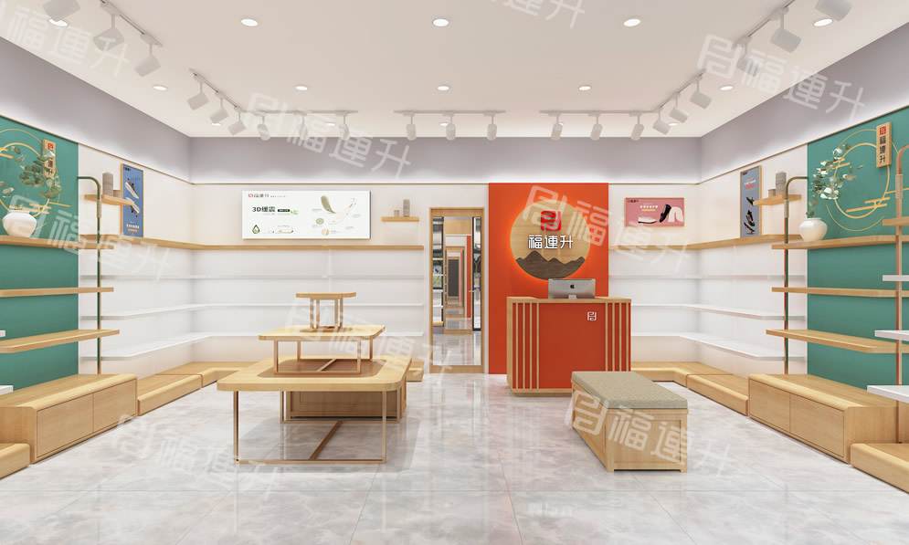 福連升健康舒適休閑鞋、老北京布鞋店面效果圖2