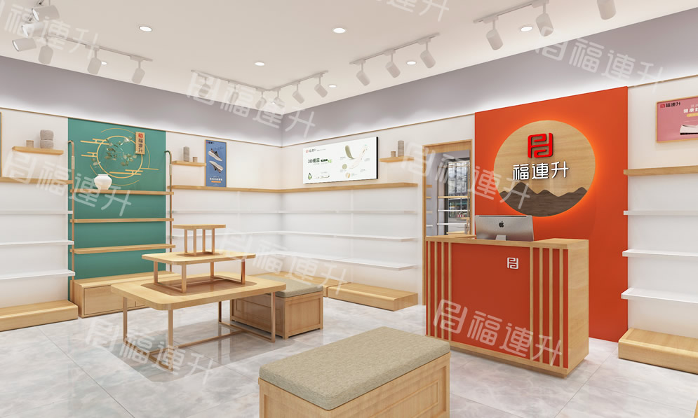 福連升健康舒適休閑鞋、老北京布鞋店面效果圖4