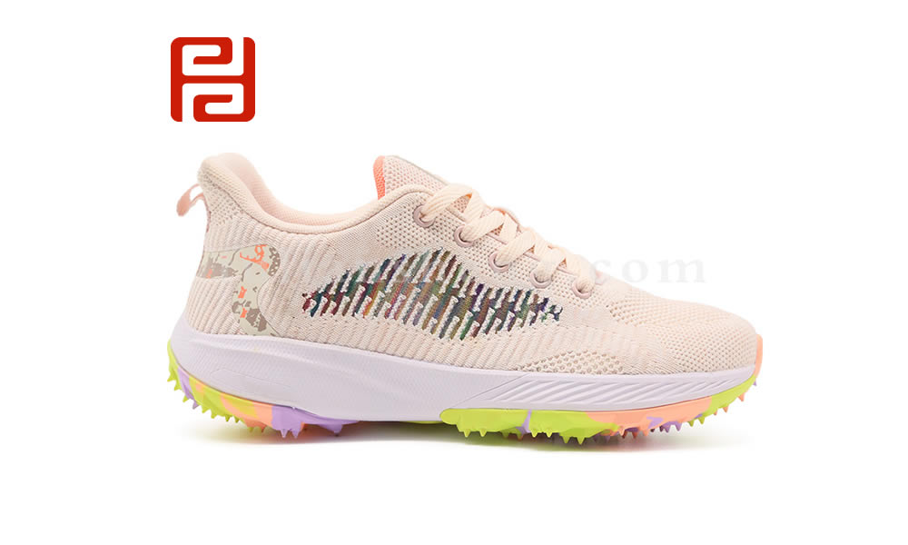 福連升夏運動透氣防滑炫彩橡膠底女士休閑運動鞋圖片