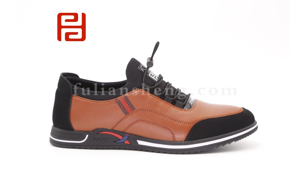 福連升男鞋秋季透氣新款時尚舒適棉麻輕便休閑鞋圖片