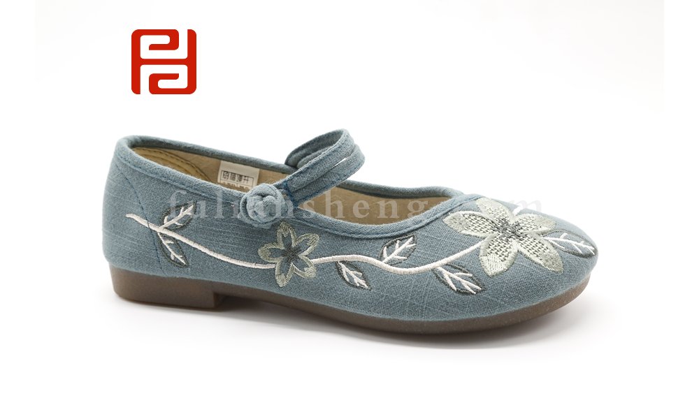 老北京布鞋女民族風繡花鞋漢服棉麻舒適女鞋圖片