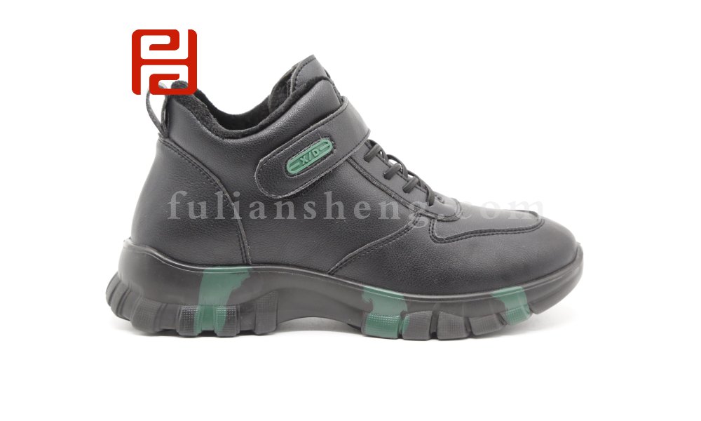 福連升2020冬季新款高幫輕彈保暖隔寒保暖運(yùn)動(dòng)女鞋圖片