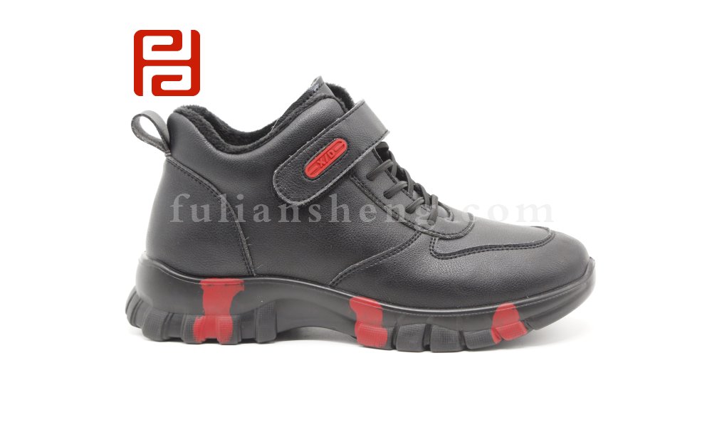 福連升2020冬季新款高幫輕彈保暖隔寒保暖運(yùn)動(dòng)女鞋圖片