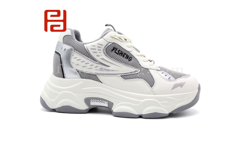 福連升休閑運動女鞋厚底增高保暖舒適鞋子圖片