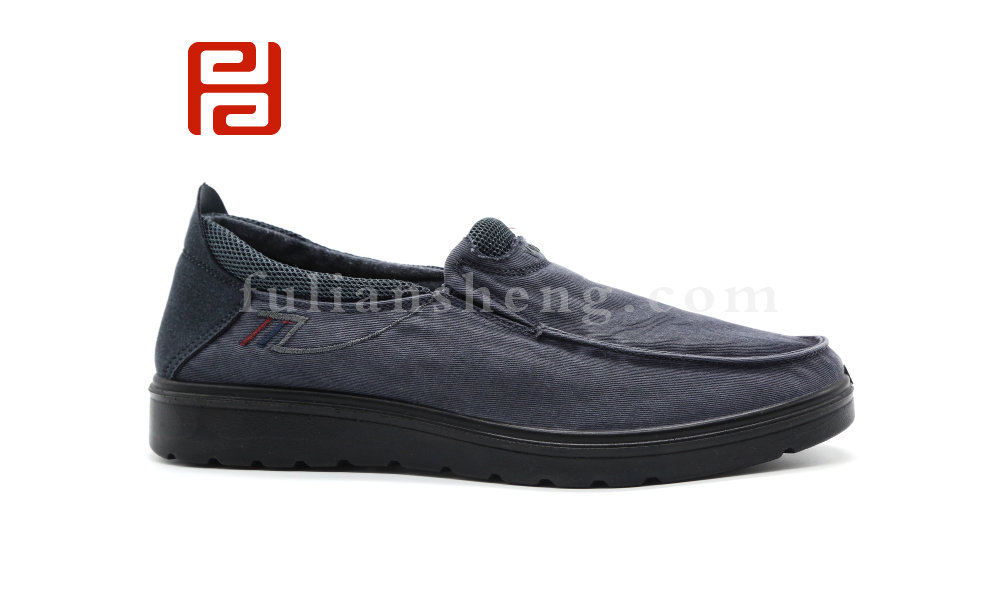 福連升秋季舒適休閑養(yǎng)生鞋一腳蹬男鞋單鞋布鞋FJA-14161073