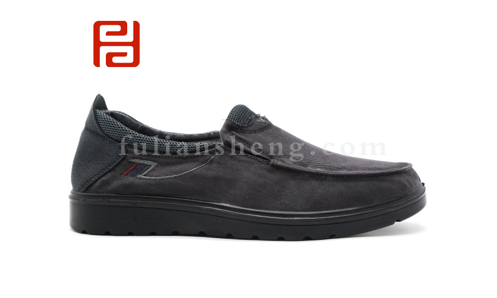 福連升秋季舒適休閑養(yǎng)生鞋一腳蹬男鞋單鞋布鞋FJA-14161073