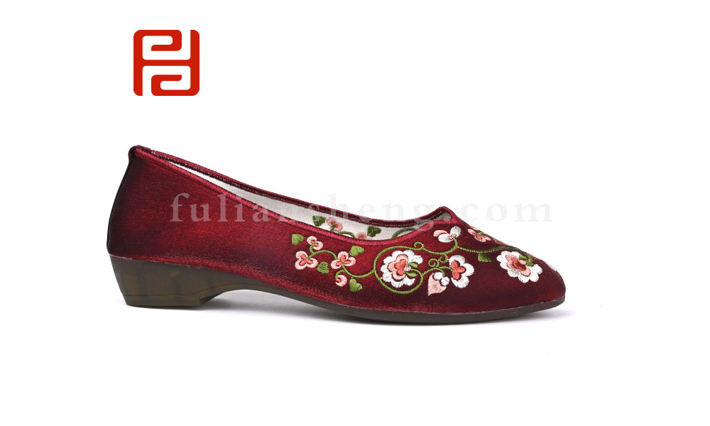 福連升春季女鞋漢唐風韻漢舞鞋中國風老北京布鞋