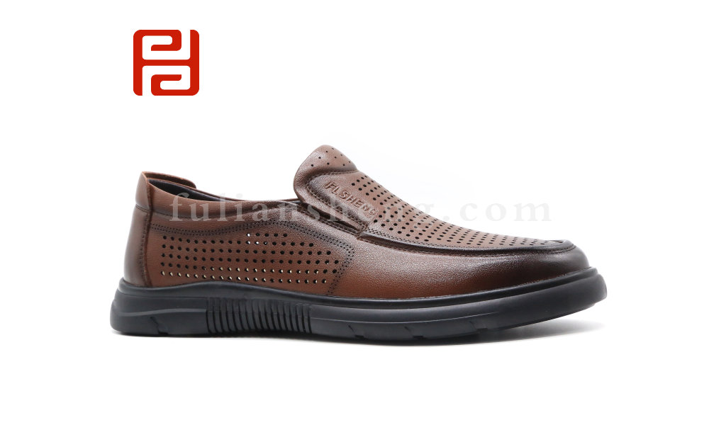 福連升夏季男鞋輕松工作商務鞋