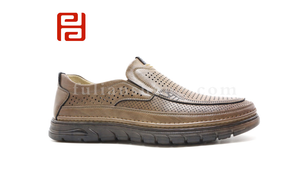 福連升夏季男鞋輕松工作商務鞋輕軟透氣休閑男鞋
