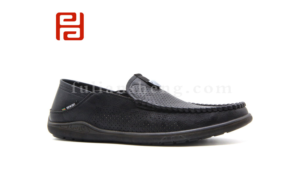 福連升夏季男鞋輕松工作豆豆鞋