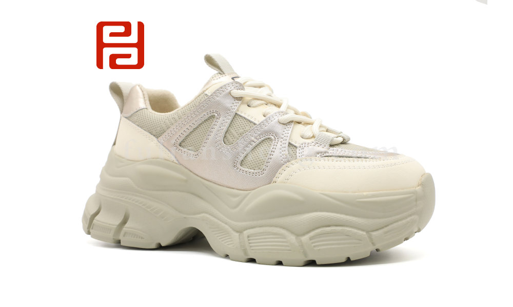 福連升冬季新款運動生活女鞋時尚運動老爹鞋