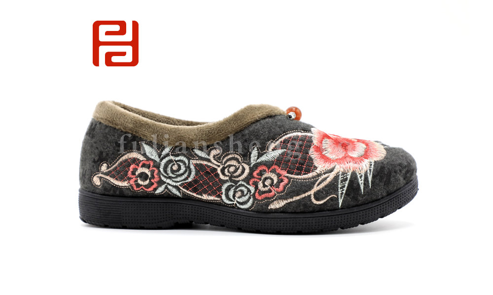 福連升冬季新款中國風尚老北京布鞋漢唐風韻漢舞鞋