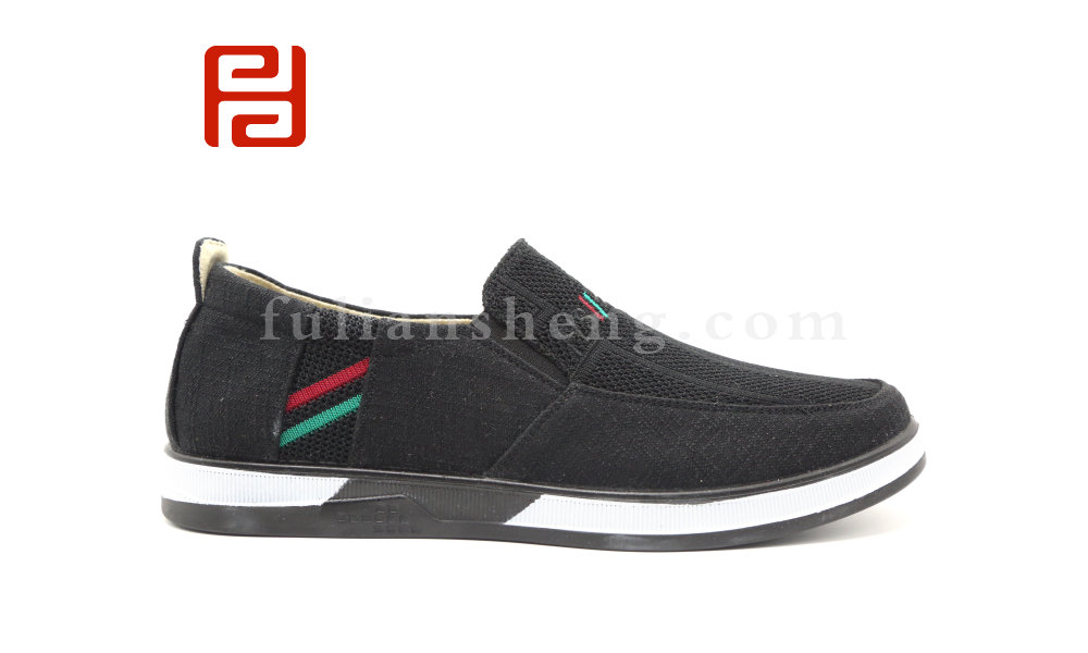 福連升布鞋男老北京百搭休閑男士鞋子一腳蹬冰絲棉麻內里圖片