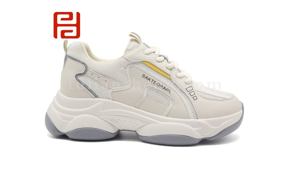 福連升秋季厚底內增高休閑運動女鞋時尚運動老爹鞋圖片