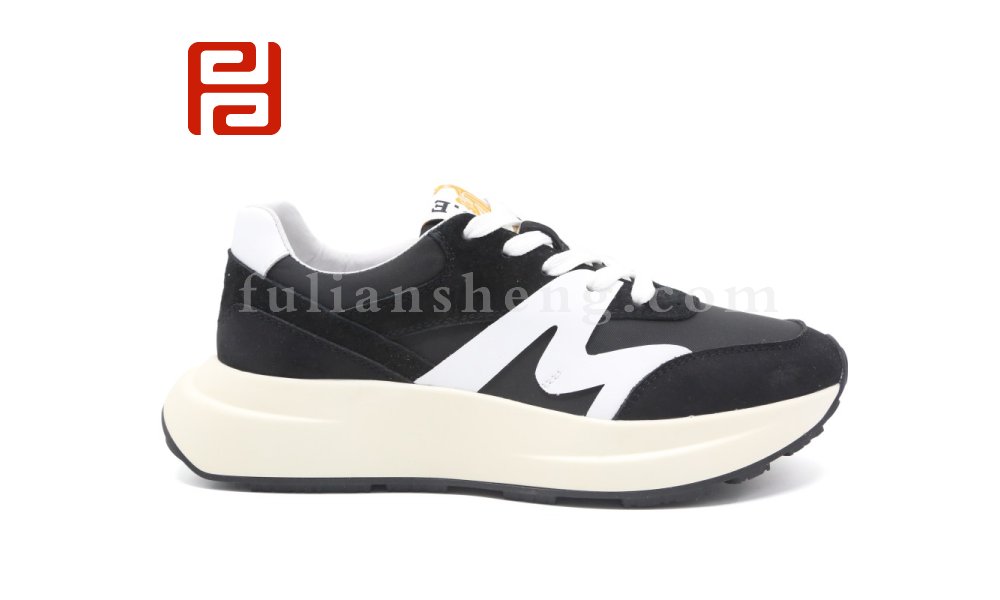 福連升休閑鞋秋季時尚運動阿甘鞋拼色復(fù)古女鞋