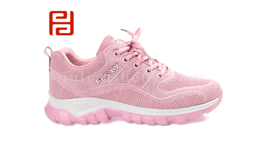 福連升春款女士輕便透氣飛織健步鞋運動老北京布鞋(圖1)