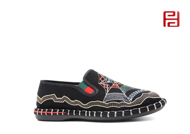 福連升春秋新款時尚國粹男鞋單鞋中國風(fēng)休閑鞋