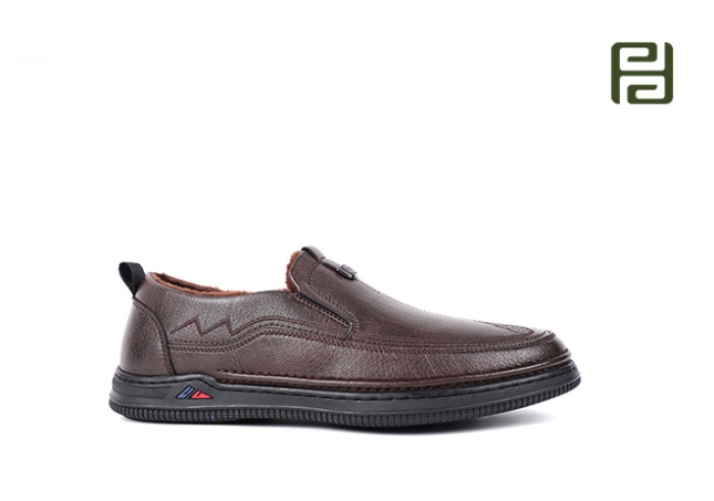 福連升冬季商務休閑男鞋