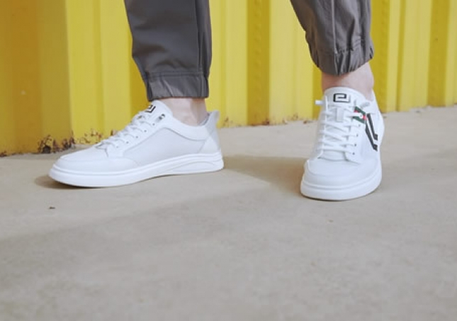 福連升夏季新款時尚休閑板鞋透氣網布橡膠平底男鞋FLA-92163163