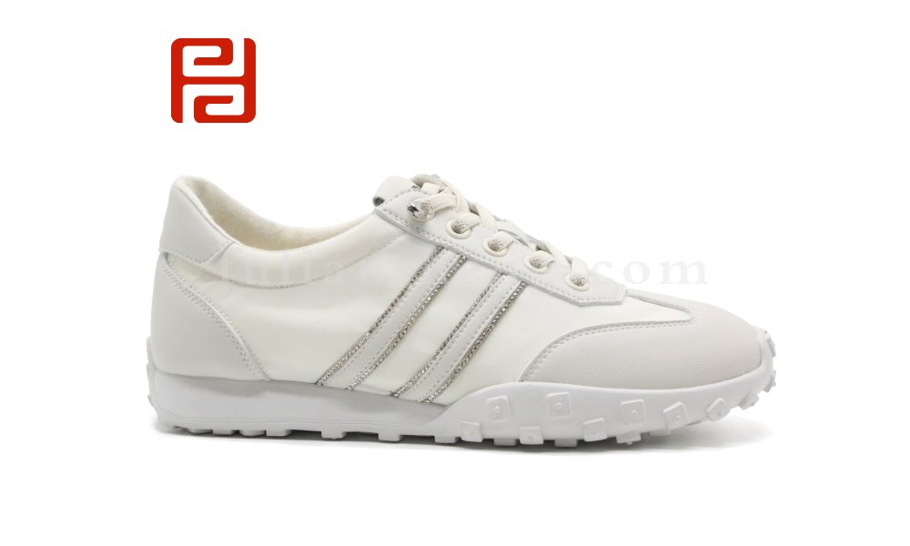 福連升春季女鞋平底休閑百搭小白鞋板鞋學生鞋